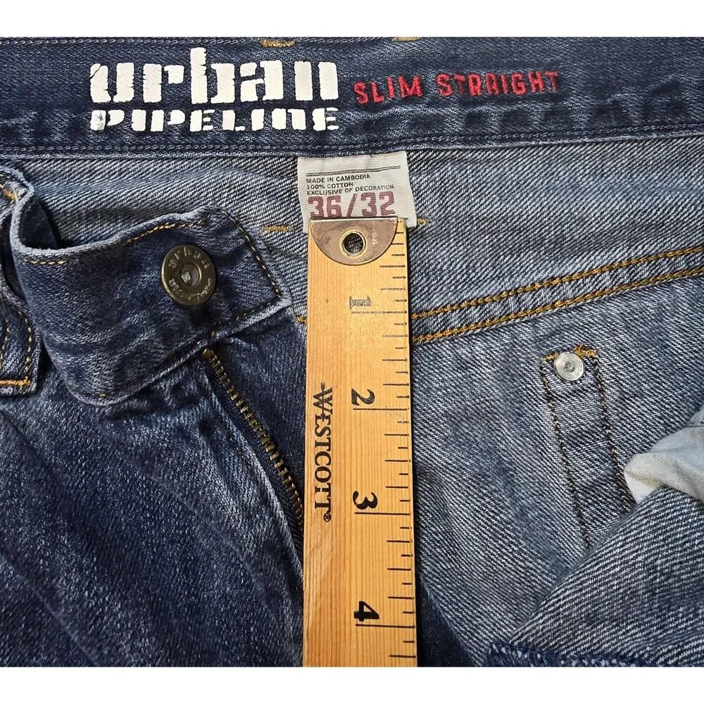 Urban Pipeline Slim Straight Size 36 x 32 Mens Jeans - 30